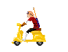 Angehängte Bilder: Animated_Haruko_on_Vespa.gif